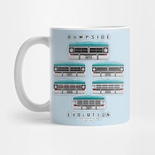 Bumpside Truck Evolution with Bumpers 1967-1972 Mug